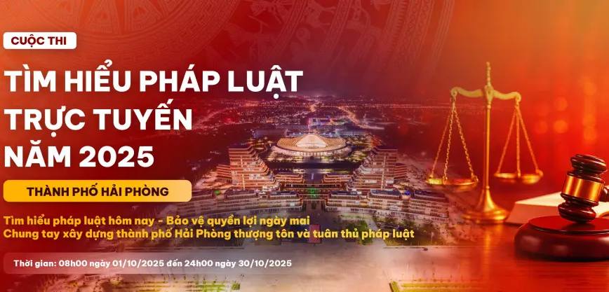 Sở Tư pháp thành phố Hải Phòng tổ chức cuộc thi 